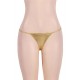 Golden Plus Size Exotic Micro Shiny G String Thongs