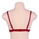 Sexy Red Strappy Harness Bralette Bra