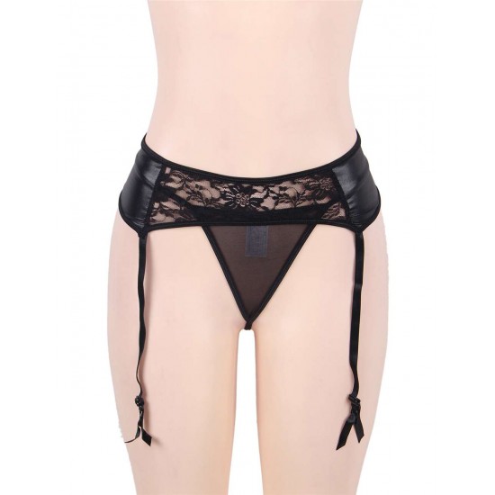 Plus size lace garter