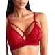 Sexy Red Strappy Harness Bralette Bra