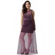 Plus Size Short Dress Sleeveless with Floor Length Sheer Overlay