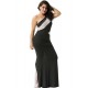 Plus Size One-shoulder Floor-length Prom Dress