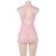 Plus Size Pink Seduction sexy babydoll