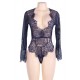 Plus Size Exquisite Lace Sleeve Teddy