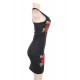 Elegant Embroidery Fashion Dress Black Bodycon