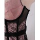 Sexy Pink Lace Corset