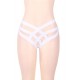 White Cage Bandage Brief Thong