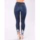 Plus Size Top Design Ripped Women Jeans 