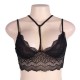 Black Seductive Strappy Lace Bralette Top