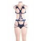 Blue Love Affair Luxury decoration Teddy Lingerie