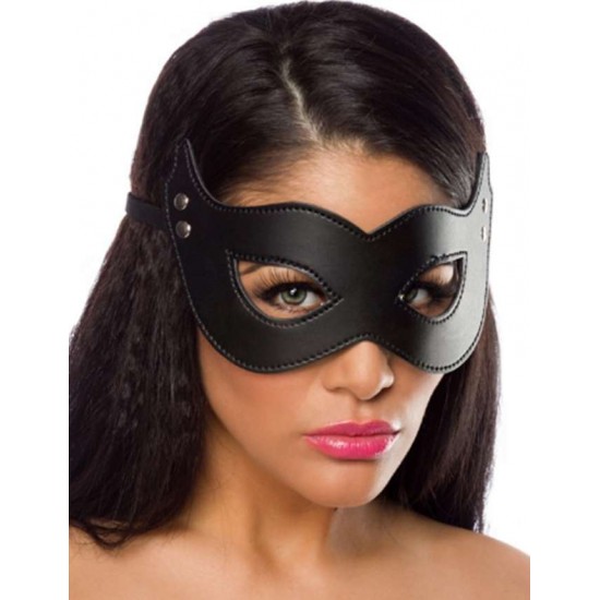 Black Leather Eye Mask