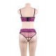 Purple Deluxe Lace Bra Set