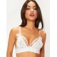 Plus Size White Lace Bralette Top