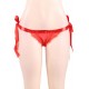 Plus Size Sexy Lace-up Red Panty For Valentine's Day