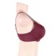 Wine Red High quality smooth basic comfort T-shirt bra