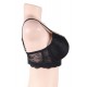 Black high-quality lace comfortable T-shirt bra