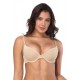 Beige High quality smooth basic comfort T-shirt bra