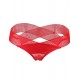 Plus Size Red Hollowed Out Ladies' Panty