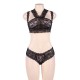 Black Lace Temptation Bra Set