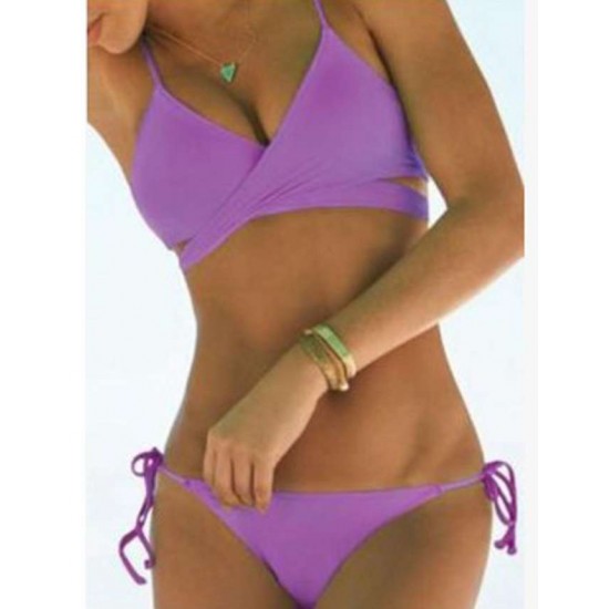 Purple Sexy Summer Bikini Set