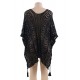 Black Knitted Hollow out Beach Dress