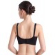 Black Comfort Breast-feeding Nursing Bra