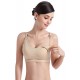 Beige Comfort Breast-feeding Nursing Bra