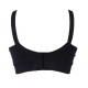 Black Comfort Breast-feeding Nursing Bra