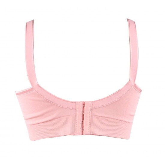 Pink Comfort Breast-feeding Nursing Bra