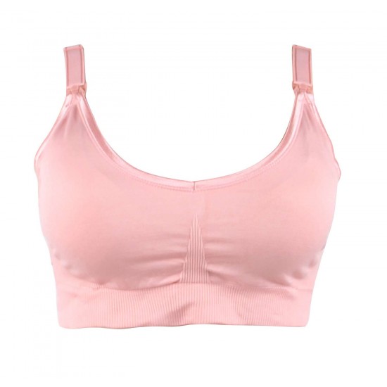 Pink Comfort Breast-feeding Nursing Bra