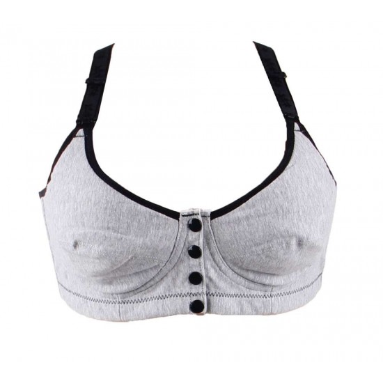 Front Opening Buckle Comfortable Breastfeeding Nursing Bra