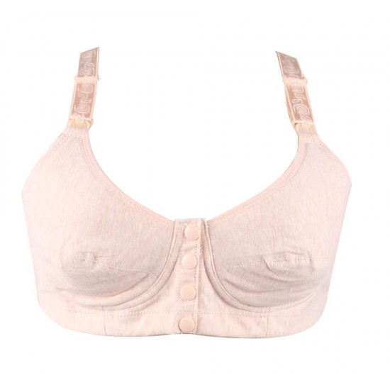 Front Opening Buckle Comfortable Breastfeeding Nursing Bra