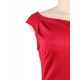 Red Sleeveless High Slit Sexy Evening Dress