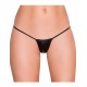 Black Plus Size Exotic Micro Shiny G String Thongs