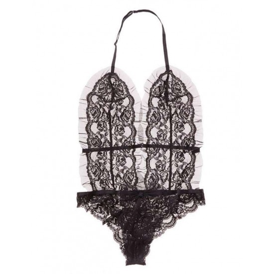 Deep Plunge Lace Teddy