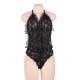 Deep Plunge Lace Teddy