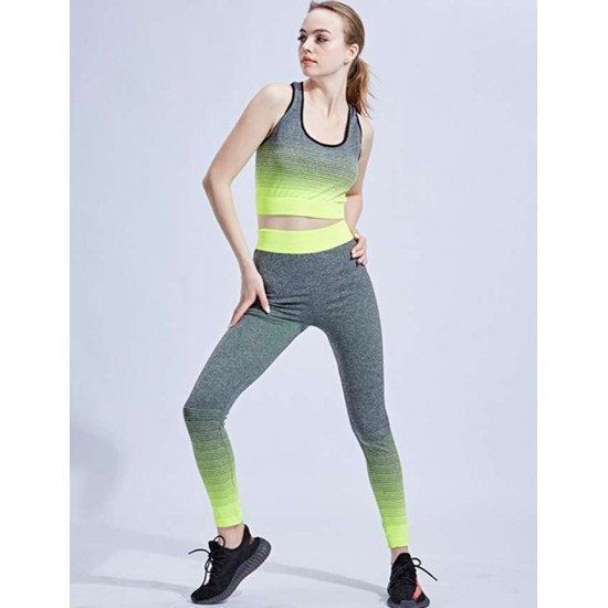 Green Gradient Fitness Sports Set