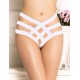 White Cage Bandage Brief Thong