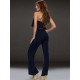 Stilvoller Bandeau-Overall mit Volant-Brustbereich