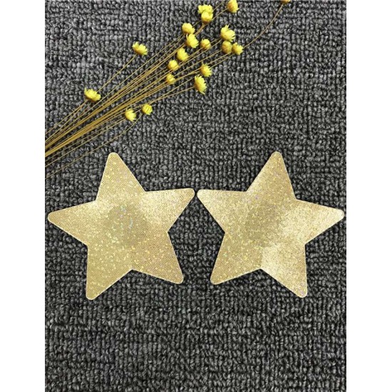 Star shaped sequins Nipple Cover