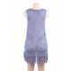 Chenille Knitted Hollow Out Beach Dress