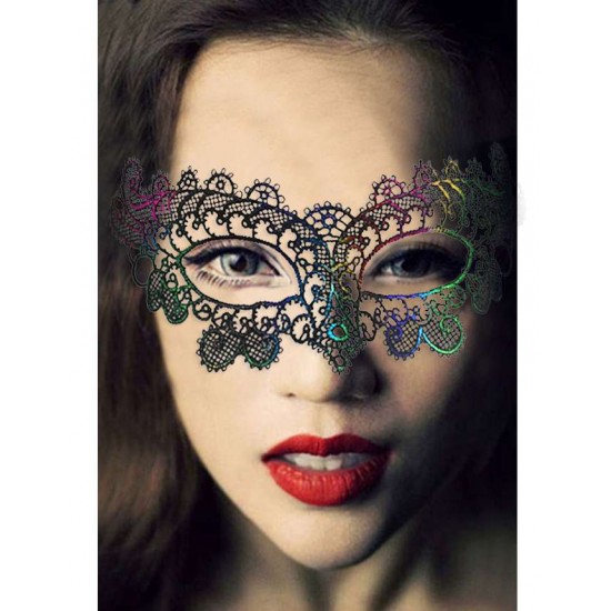 Glamorous Colorful Lace Eye Mask