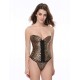 Cute Leopard Print Sweetheart Corsets