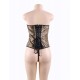 Cute Leopard Print Sweetheart Corsets