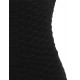 Black Sexy backless one-piece yoga fitness pants