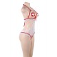 Plus Size Sexy Nurse Costume Teddy