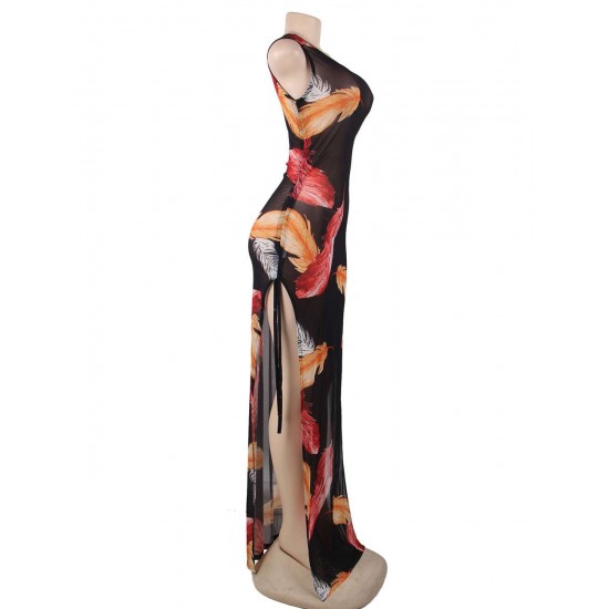 High Fashionable Ladies Tease Maxi Dress 