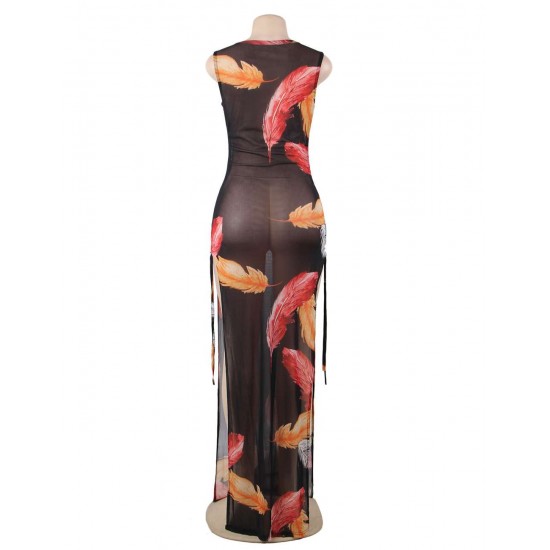 High Fashionable Ladies Tease Maxi Dress 