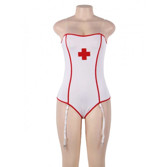 Sexy Nurse Costume Teddy