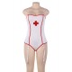 Plus Size Sexy Nurse Costume Teddy